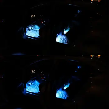 Украшение автомобиля Простая установка Многоцветная музыкальная автомобильная подсветка для автомобиля