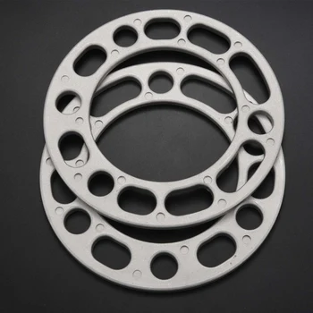 4шт регулировочных прокладок из алюминиевого сплава 6 мм для колесных проставок внедорожника Jimny Pajero