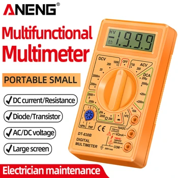 Мультиметр ANENG Automatic Range DT830B Мини-бытовой Измеритель Ручной Мультиметр Maltimeter Инструмент для обслуживания прибора