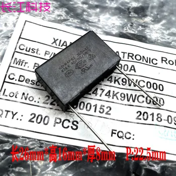 Mkp62 0,47 мкф 474 470nf 275v 305v X2 датчик безопасности тонкопленочный конденсатор