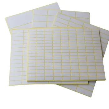 Белые самоклеящиеся наклейки с этикетками, наклейки с одним лабораторным ярлыком, доступные для записи названия