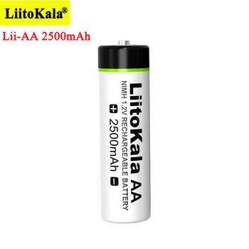 1-32шт Liitokala 1.2 В AA 2500 мАч Ni-MH Аккумуляторная батарея aa для температурного пистолета Игрушечные батарейки для мыши с дистанционным управлением