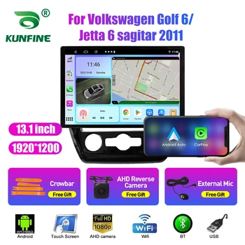 13,1-дюймовое автомобильное радио для Volkswagen Golf 6 Jetta 6 Автомобильный DVD GPS Навигация Стерео Carplay 2 Din Центральный мультимедийный Android Auto