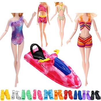 Горячая распродажа Модных пляжных аксессуаров, Яхты, Каяка, моторной лодки, летних Пляжных купальников для куклы Барби, забавной игрушки для куклы Барби