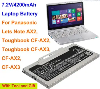 Аккумулятор для ноутбука Cameron Sino 4200mAh CF-VZSU81, CF-VZSU85 для Panasonic CF-AX2, CF-AX3, Lets Note AX2, Toughbook CF-AX2, CF-AX3