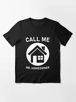 Зовите меня мистер домовладелец, недвижимость, Мужчины, родители,дети, мальчики, девочки, Летняя футболка, детская хлопковая футболка с коротким рукавом, топ